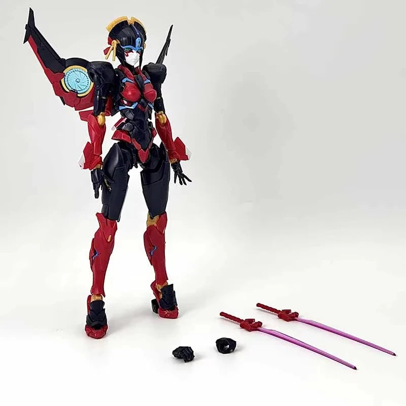 Transformers-Figur Windblade MD004 — Roter Riobot-KO-Roboter zum Zusammenbauen