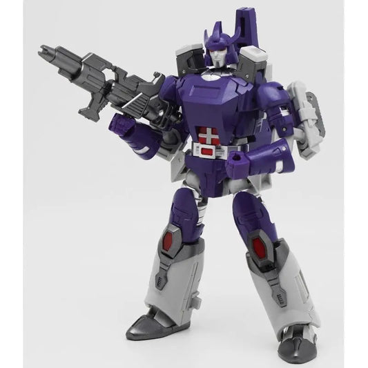 Transformers-Figur Galvatron G1 Goleatron — Violetter Kleinformat-Kanonier mit integriertem Kanonenrohr