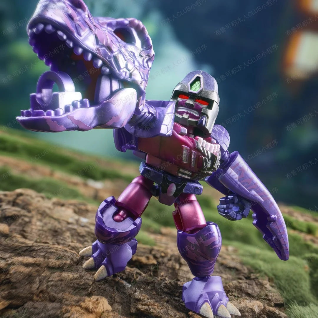 Transformers-Figur Megatron als seltene Kriegsbestie D – Dinosauriermodus in der Prärie