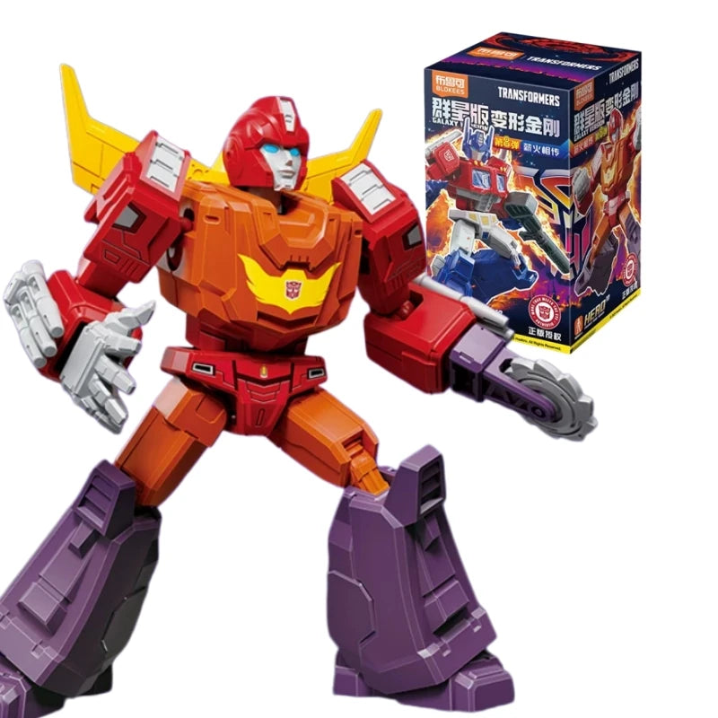 Transformers-Figur Hot Rod – Goldener Flammenkopf, orange-violetter Krieger