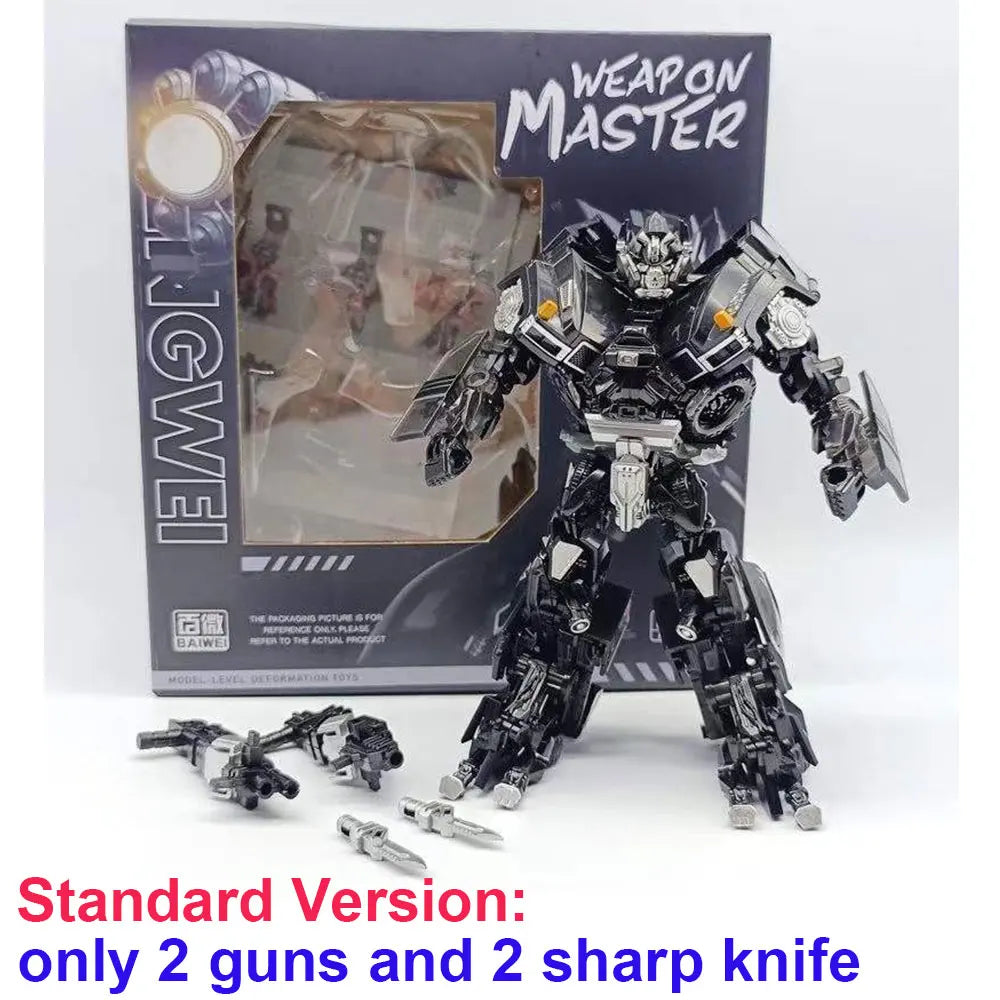 Transformers-Ironhide-Figur TW-1026 — Dunkle Legierung im Experten-Robotermodus