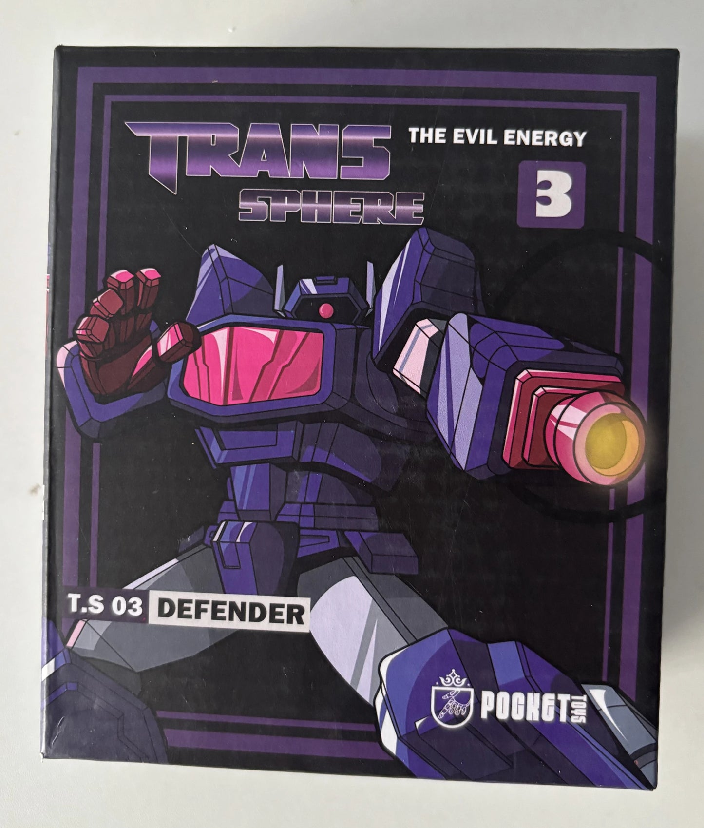 Transformers-Figur Shockwave PT-03 — G1-Laserpistole im Kleinformat