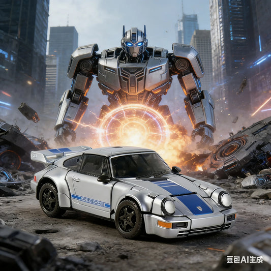 Transformers-Figur Mirage Geisterauto SS105 — Silbernes CY-01 Rise of the Beasts