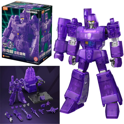 Transluzente Transformers-G1-Figur Megatron – Legendäre Decepticon-Sammleredition