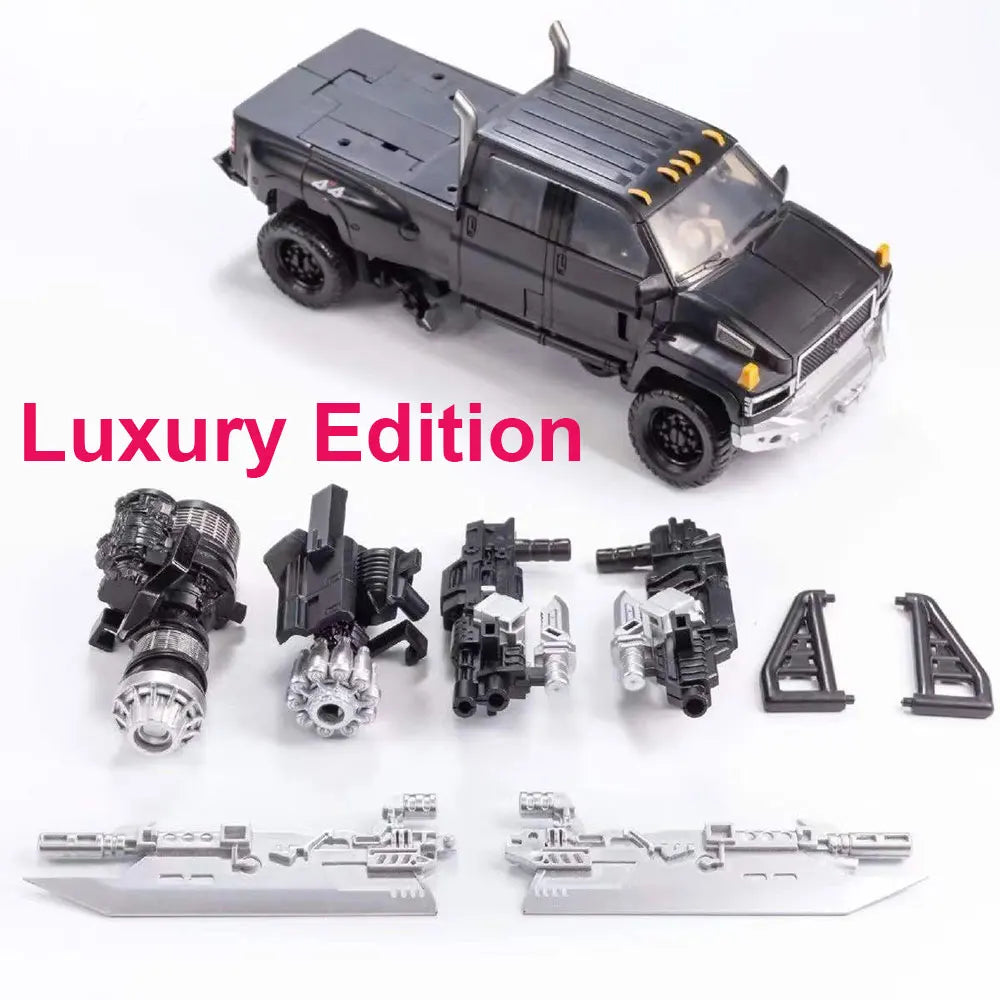 Transformers-Ironhide-Figur TW-1026 — Dunkle Legierung im Experten-Robotermodus