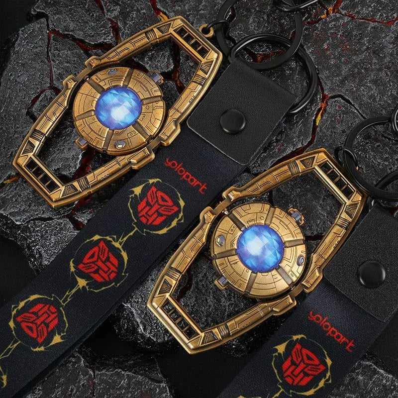 Transformers-Schlüsselanhänger Matrix Optimus Prime — Premium-Anhänger aus felsigem Metall