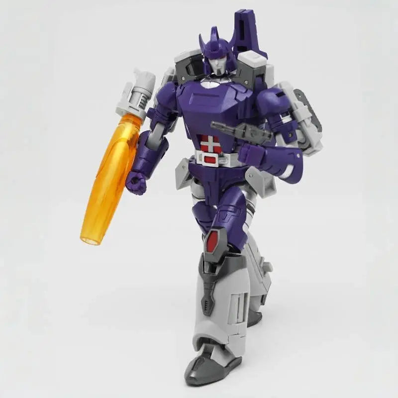 Transformers-Figur Galvatron G1 Goleatron — Violetter Kleinformat-Kanonier mit integriertem Kanonenrohr