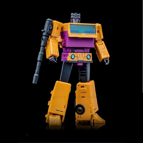 Transformers-Figur Swindle Magic Square – malvenfarbener und gelber Decepticon-Händler-Brick