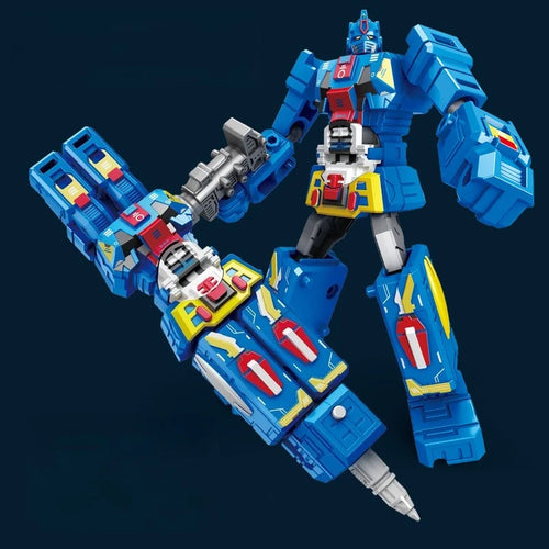 Transformers-2-in-1-Spielzeug – Blauer Stift