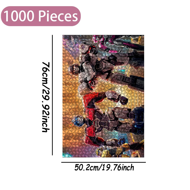 Transformers-Puzzle mit Megatron und Optimus Prime – 1000 Teile