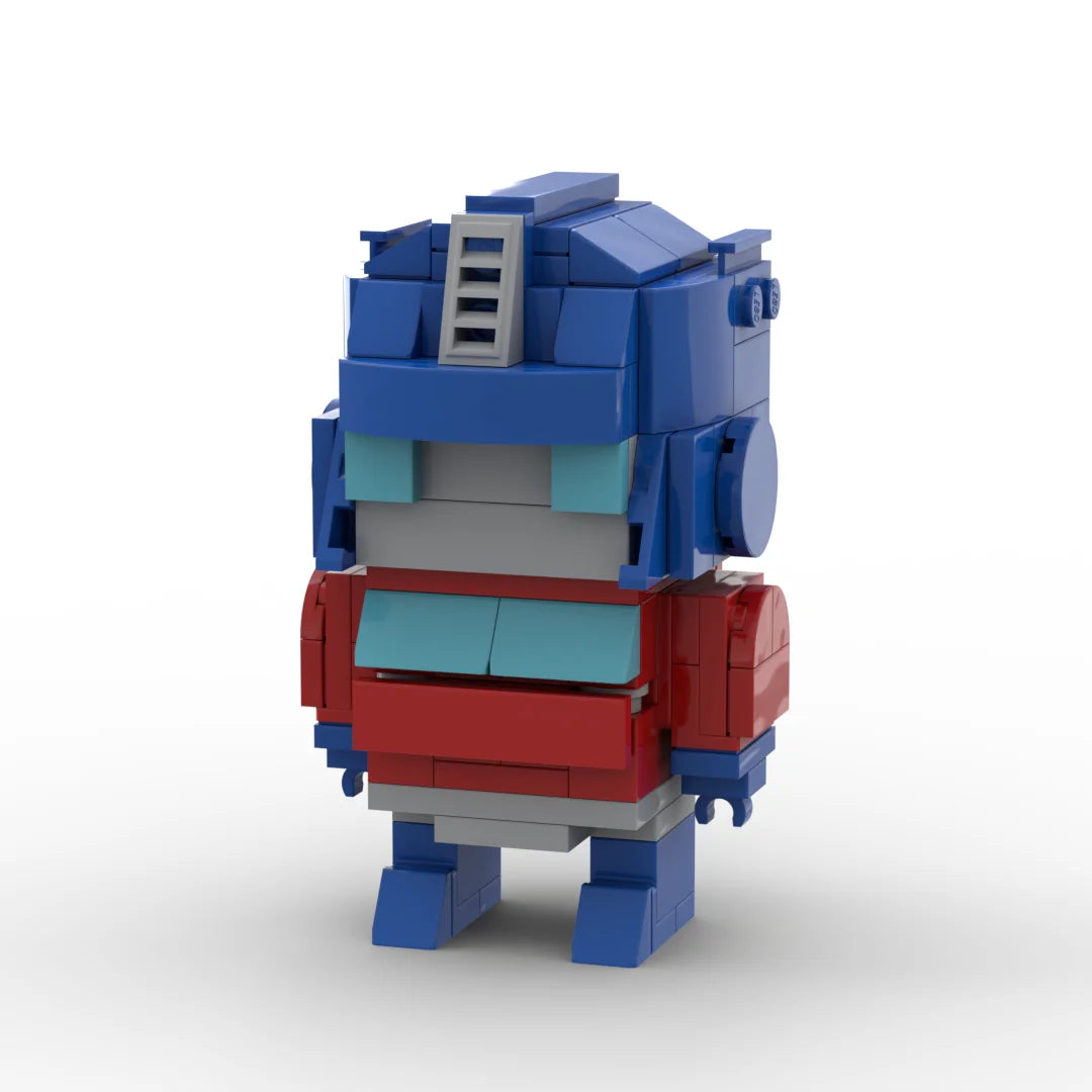 Transformers-Figur Orion Pax Chibi – Rot-blauer Brick, Büste des Vorläufers