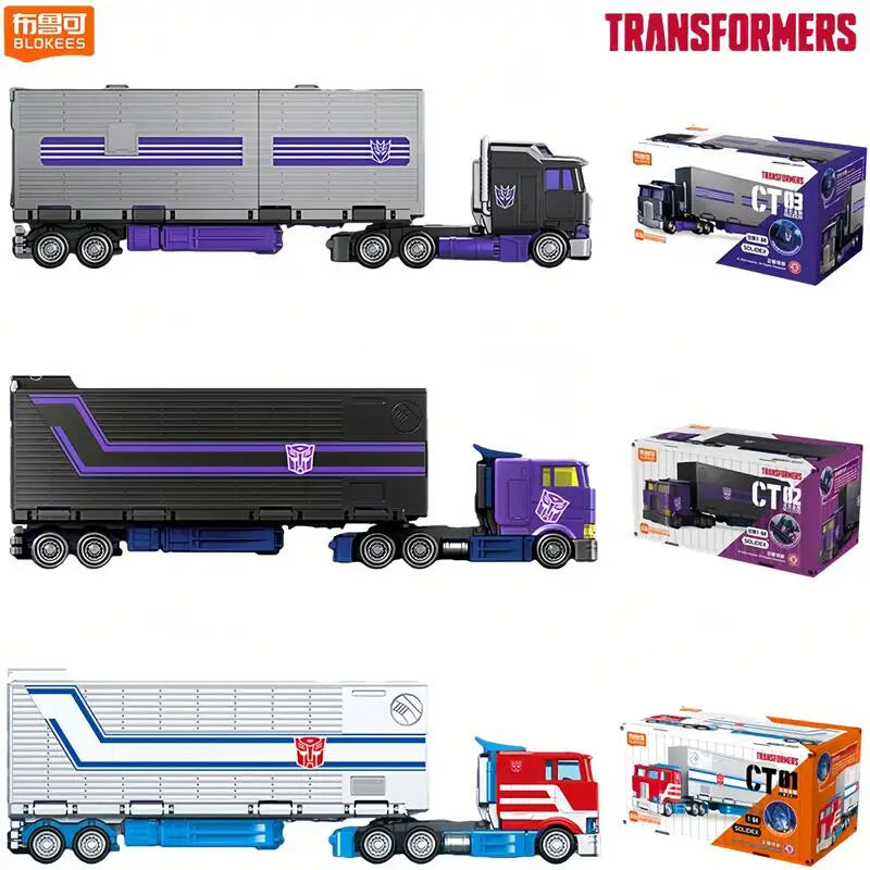 Transformers Motormaster Figur im dunklen Konvoi – Violette Fahrerkabine, CT02 Stunticon-Edition