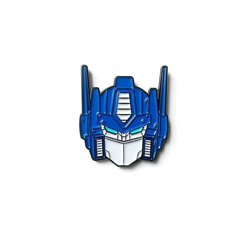 Transformers-Soundwave-Abzeichen Dunkelblau — Rucksack-Anstecker mit Kopfmotiv