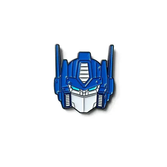 Transformers-Soundwave-Abzeichen Dunkelblau — Rucksack-Anstecker mit Kopfmotiv