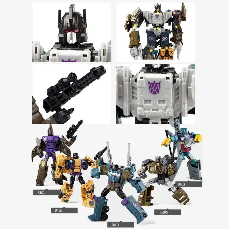 Transformers-Figur Bruticus HaiZhiXing — Vollständiger KO-Kombinierer aus fünf Robotern