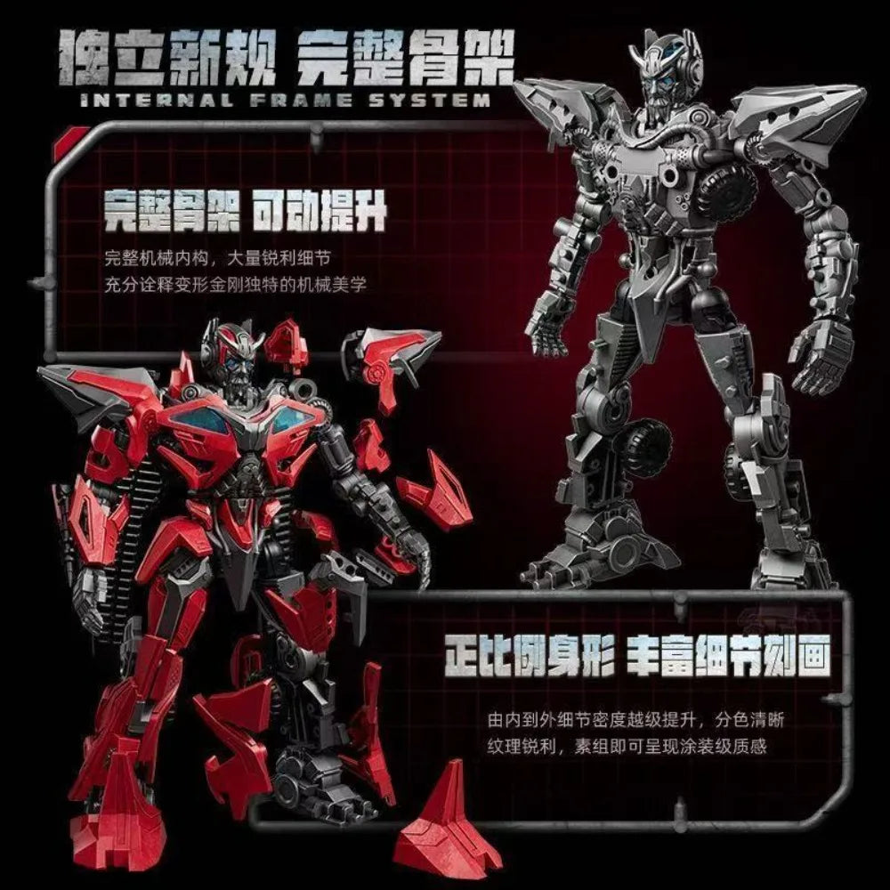 Transformers-Upgrade-Kit Blitzwing SS65 – Zubehör mit Flügeln und Waffen, Rot und Silber