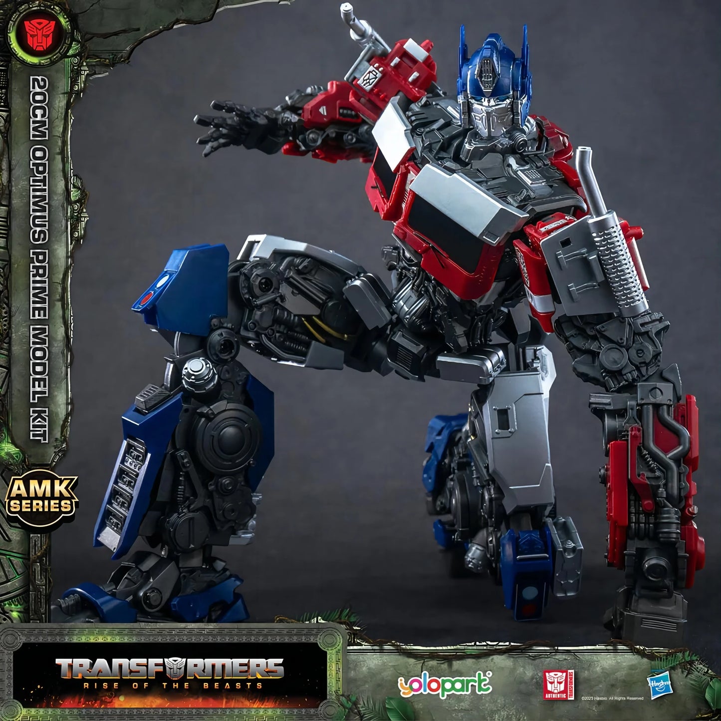 Transformers-Figur Optimus Prime – 20-cm-AMK-Modellbausatz „Aufstieg der Bestien“ Premium