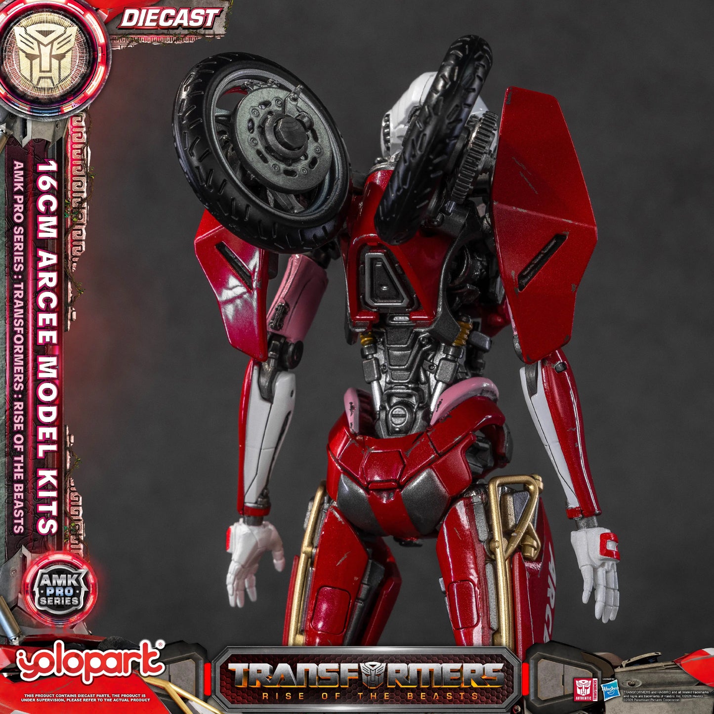 Figurine Transformers Arcee 16cm — Rise of the Beasts AMK Pro Kit