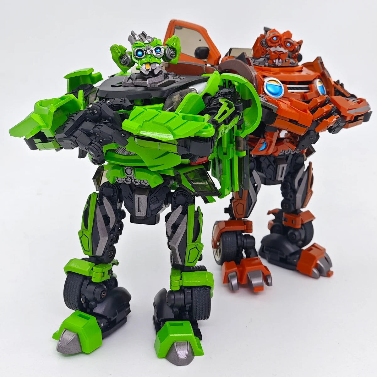 Transformers-Skids-und-Mudflap-Figur — Grünes Zwillingsduo von Dumb, Unique Toys