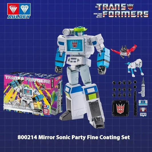 Transformers-Figur Soundwave AAE-Spiegel – Shattered-Glass-Universum in Himmelblau