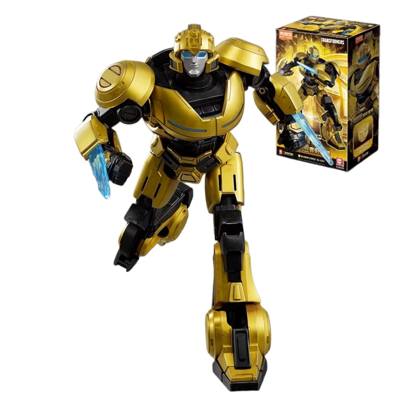 Transformers-Figur Bumblebee Origin ONE Blitzwing — Gelber Brick als Roboter-Vorreiter