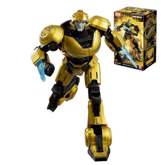 Transformers-Figur Bumblebee Origin ONE Blitzwing — Gelber Brick als Roboter-Vorreiter