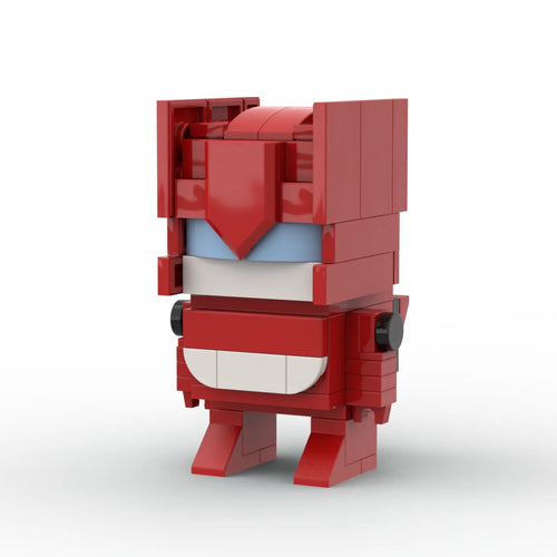 Transformers-Figur Lightspeed – roter und rosafarbener Brick, schneller Technobot