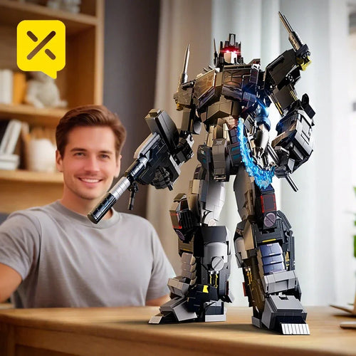 Transformers-Bausteine Nemesis Knight — Dunkler Optimus Prime zum Bauen, 1886 Teile
