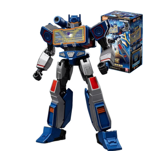 Transformers-Figur Soundwave Origin ONE Blitzwing – schieferblauer Brick, Kassetten-Spion