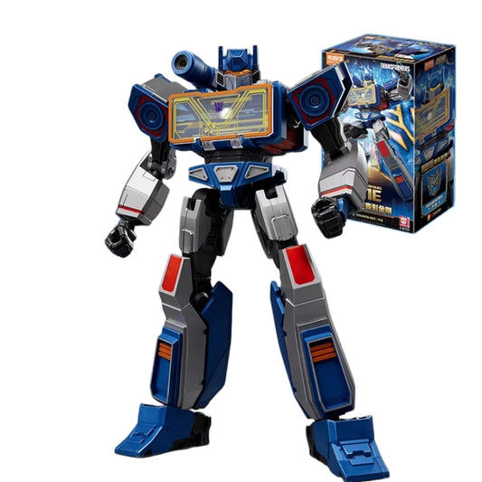 Transformers-Figur Soundwave Origin ONE Blitzwing – schieferblauer Brick, Kassetten-Spion