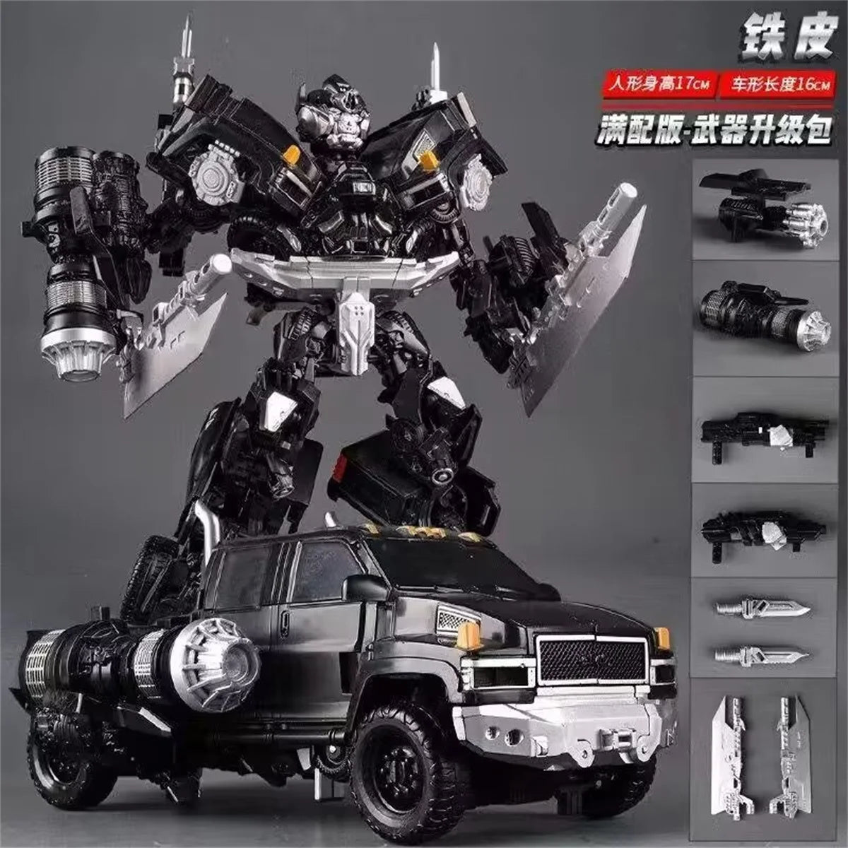 Transformers-Figur Ironhide Weapon Master — Silberne Ausführung, Pionier-Edition