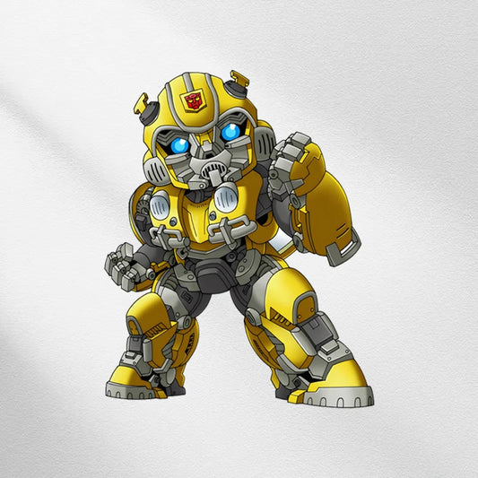 Transformers-UV-Aufkleber Bumblebee — Dreieckiger Aufkleber für die Autoscheibe